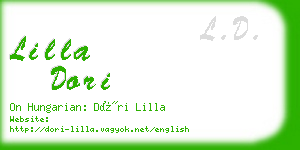 lilla dori business card